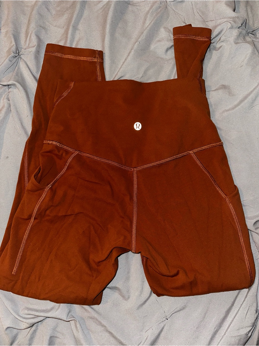 lululemon athletica Rust Orange High-Rise Leggings - Picture 5 of 10